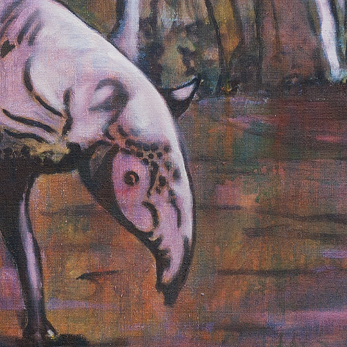 Titel: Lonesome Tapir, Öl auf Leinwand 2013