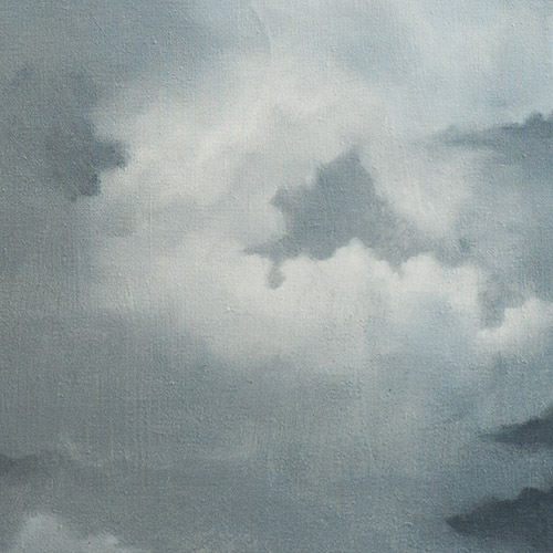 Titel: Oslo, Öl auf Leinwand 2008, Wolken, Wolkenmalerei, Cloud Spotting, Clouds