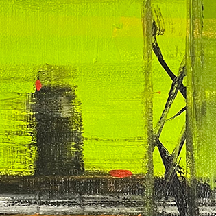 Oil on Canvas
Transit
Station